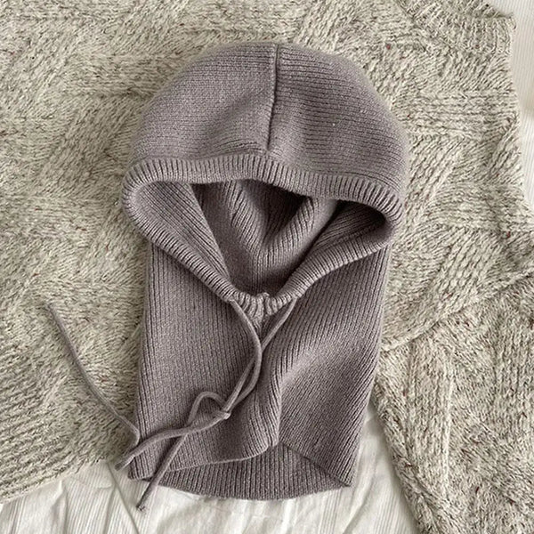 Supéria Knitted Hooded Balaclava Neck Warmer