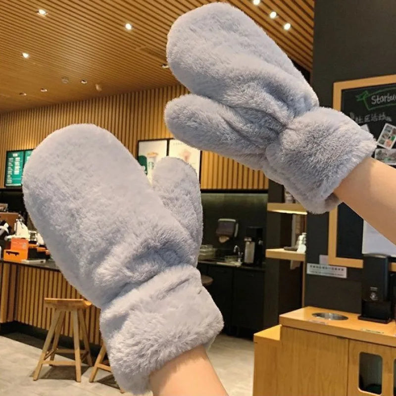 Supéria Fluffy Plush Winter Mittens