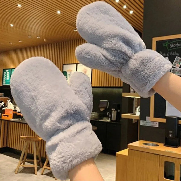 Supéria Fluffy Plush Winter Mittens