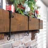 Supéria Fireplace Stocking & Garland Hanger Set