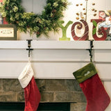 Supéria Fireplace Stocking & Garland Hanger Set