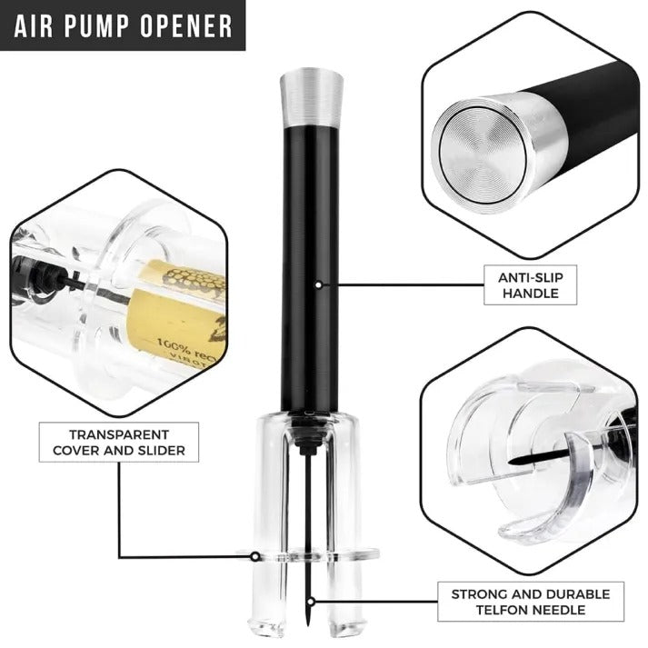Supéria Air-Assist Wine Bottle Opener Set