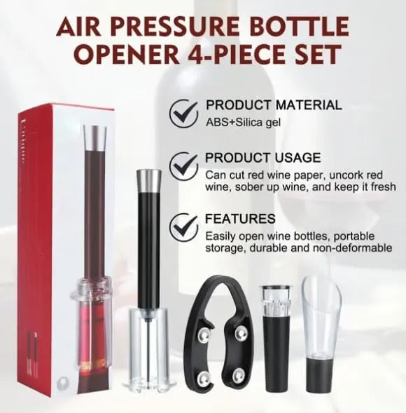 Supéria Air-Assist Wine Bottle Opener Set
