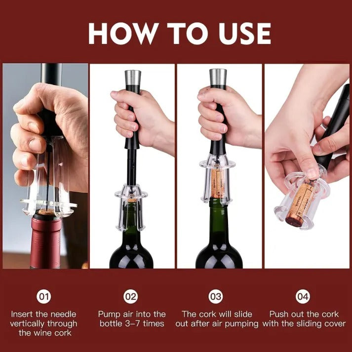 Supéria Air-Assist Wine Bottle Opener Set