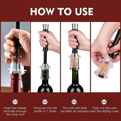 Supéria Air-Assist Wine Bottle Opener Set