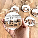 Supéria Nativity Music Sheet Ornament Set