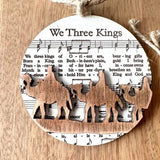 Supéria Nativity Music Sheet Ornament Set
