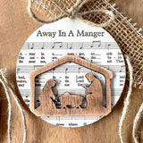 Supéria Nativity Music Sheet Ornament Set