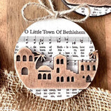 Supéria Nativity Music Sheet Ornament Set