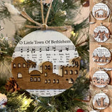 Supéria Nativity Music Sheet Ornament Set