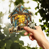 Supéria Nativity Scene Suncatcher