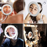 Supéria LED 10x Magnifying Mirror