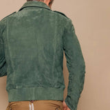 Supéria Men's Retro Suede Zipper Jacket