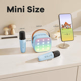 Supéria Mini Karaoke Machine with 2 Mics