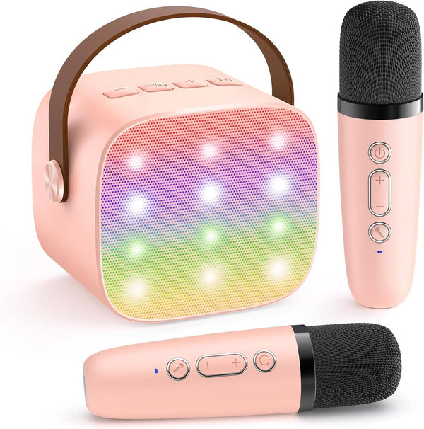 Supéria Mini Karaoke Machine with 2 Mics