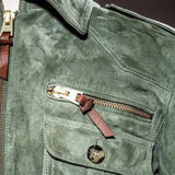 Supéria Men's Retro Suede Zipper Jacket