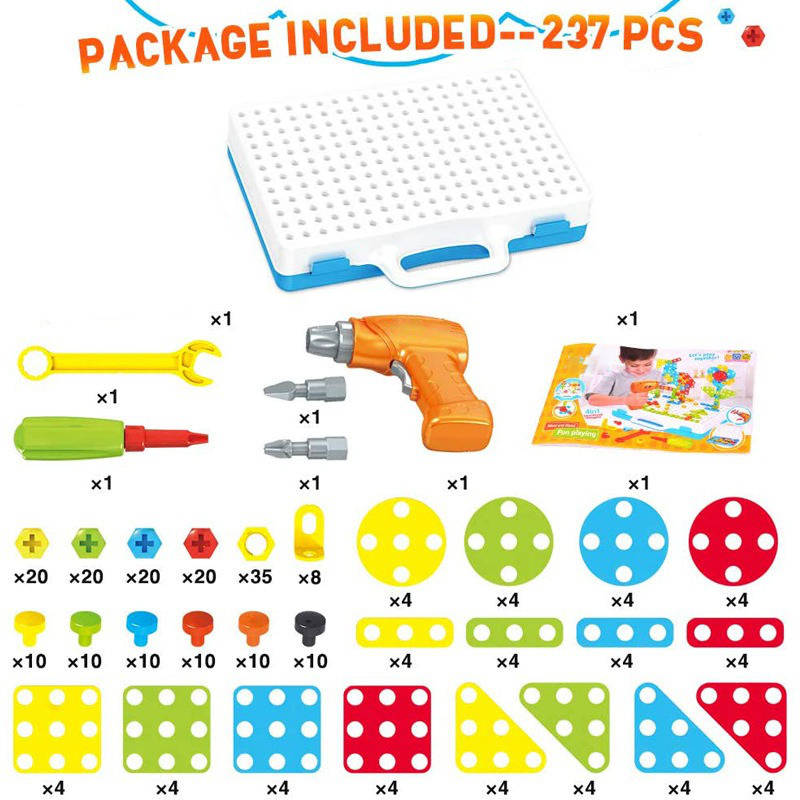 Supéria 237pcs Kids Building Toys