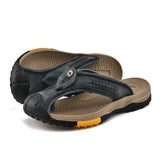 Supéria Men's Water-Resistant Toe Flip Flops