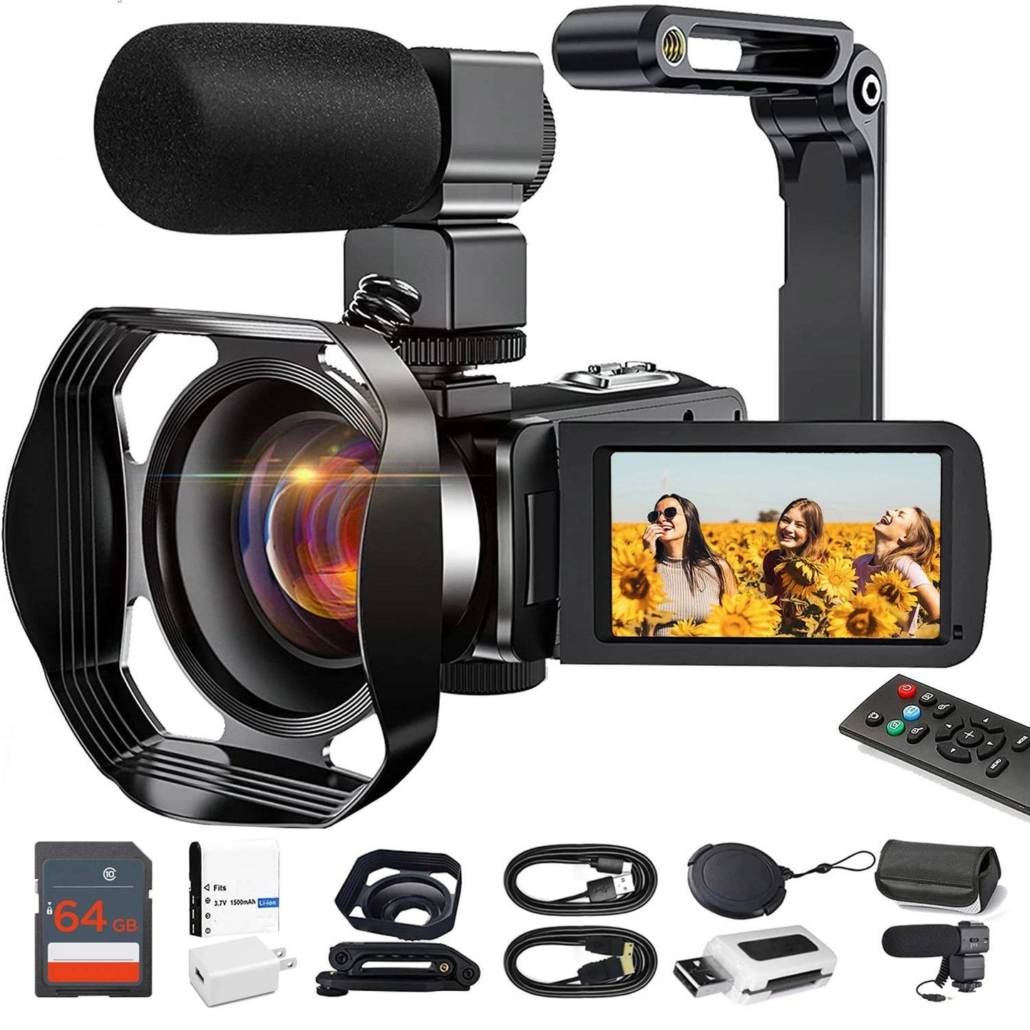 Supéria 4K Vlogging Camera Camcorder