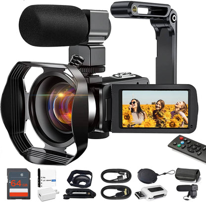 Supéria 4K Vlogging Camera Camcorder