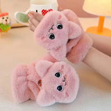 Supéria Plush Animal Fingerless Gloves