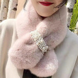 Supéria Faux Fur Pearl Winter Scarf
