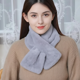 Supéria Faux Fur Cross Collar Winter Scarf