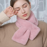Supéria Faux Fur Cross Collar Winter Scarf
