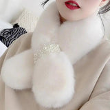 Supéria Faux Fur Pearl Winter Scarf