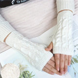 Supéria Women's Knit Winter Fingerless Gloves