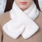 Supéria Faux Fur Cross Collar Winter Scarf
