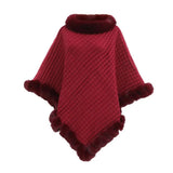 Supéria Faux Fur Shawl Cloak for Women